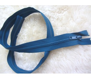 Reißverschluss aus Kunststoff 5mm trennbar 85cm -Petrol